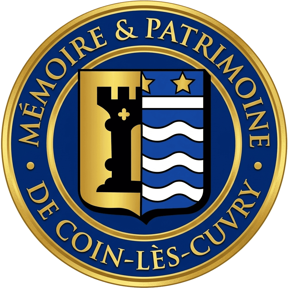 Blason de l'association Mémoire & Patrimoine de Coin-lès-Cuvry